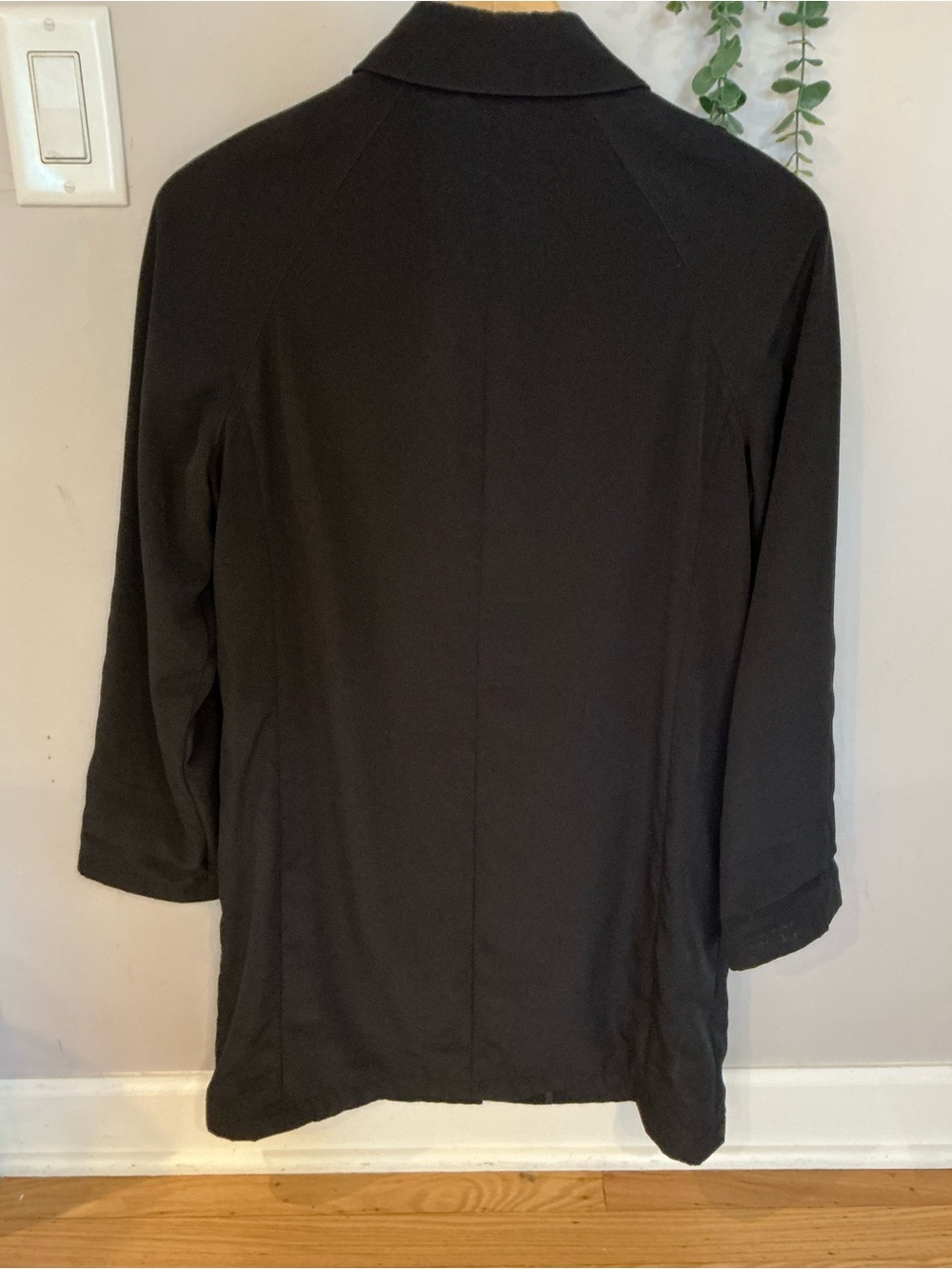 next Black Minimalist Trench Coat - Picture 2 of 4